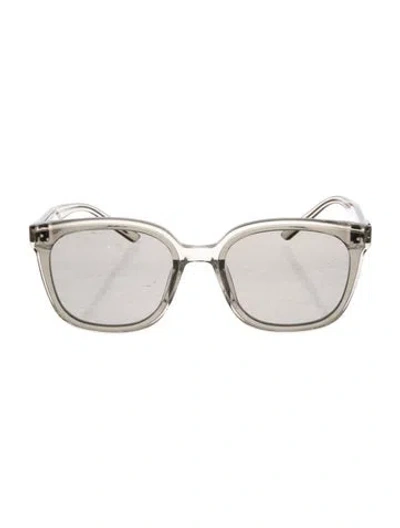 Pre-owned Gentle Monster By Square Sunglasses In Gray