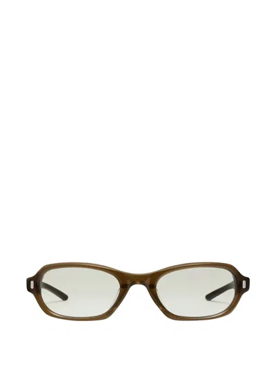Gentle Monster Cai Rectangle-frame Sunglasses In Brown