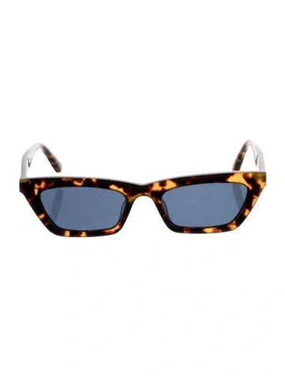Pre-owned Gentle Monster Cat-eye Mirrored Sunglasses In Brown