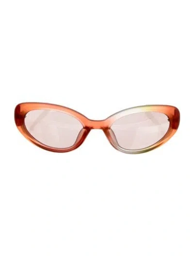 Pre-owned Gentle Monster Cat-eye Mirrored Sunglasses W/ Tags In Red