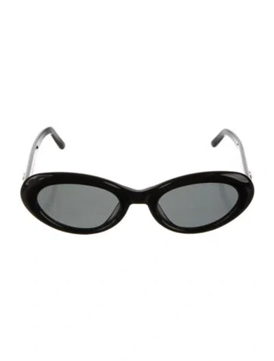 Pre-owned Gentle Monster Cat-eye Tinted Sunglasses In Black