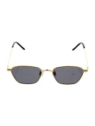 Pre-owned Gentle Monster Chrome Soda Narrow Sunglasses In Gold