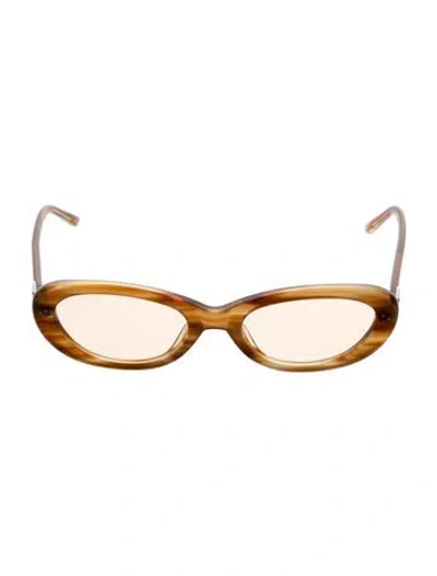 Pre-owned Gentle Monster Cinnamon Narrow Sunglasses In Brown