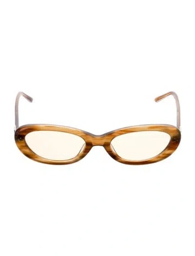 Pre-owned Gentle Monster Cinnamon Square Sunglasses In Brown