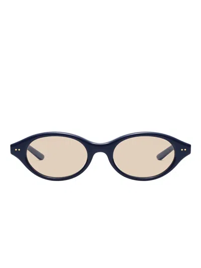 Gentle Monster Corori Round-frame Sunglasses In Blue