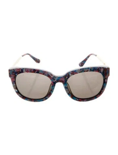 Pre-owned Gentle Monster Cuba 502 Cat-eye Sunglasses In Blue