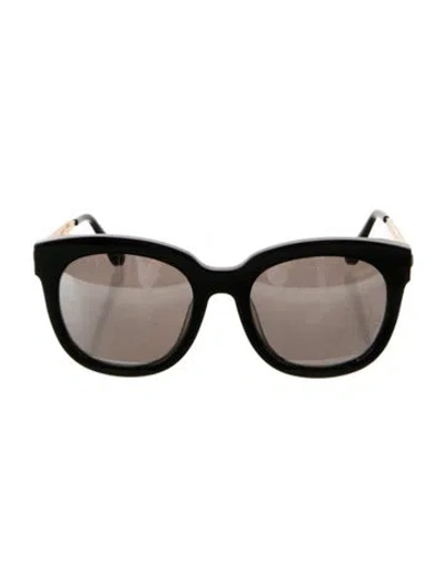Pre-owned Gentle Monster Cuba 502 Oversize Sunglasses In Black