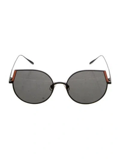 Pre-owned Gentle Monster Dans Oversize Sunglasses In Black