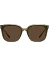 Gentle Monster Dear Kc6 Sunglasses In 绿色