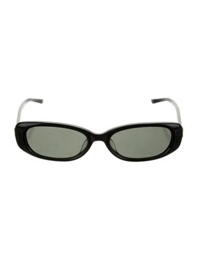 Pre-owned Gentle Monster Dusk Musk Round Sunglasses In Black
