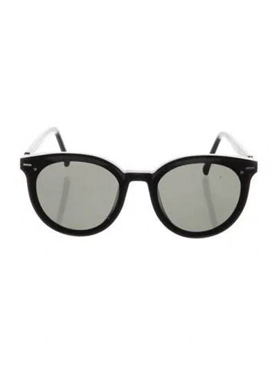 Pre-owned Gentle Monster East Moon Round Sunglasses In Black