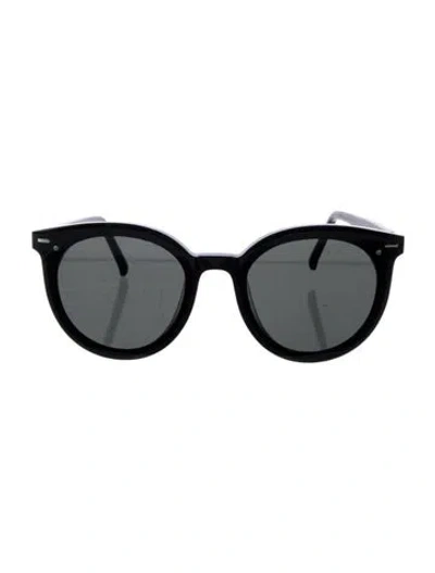 Pre-owned Gentle Monster East Moon Round Sunglasses In Black