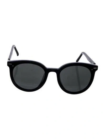 Pre-owned Gentle Monster East Moon Round Sunglasses In Black