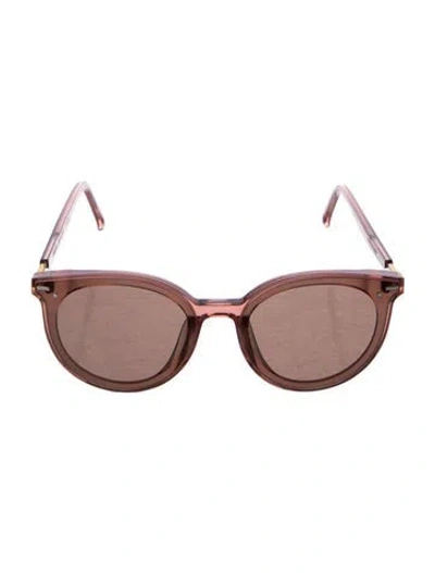 Pre-owned Gentle Monster East Moon Round Sunglasses In Pink