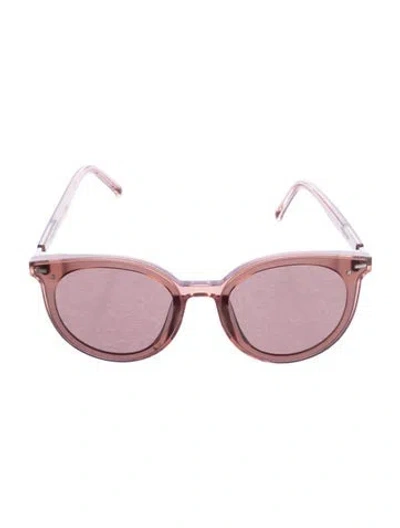 Pre-owned Gentle Monster East Moon Round Sunglasses In Pink