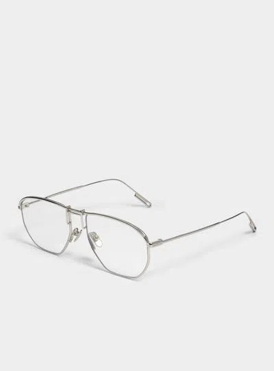 Pre-owned Gentle Monster Elephant 02 Sliver, 100% South Korean Genuine In Clear