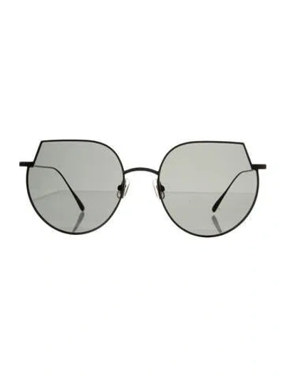 Pre-owned Gentle Monster Elf Cliff Oversize Sunglasses In Black