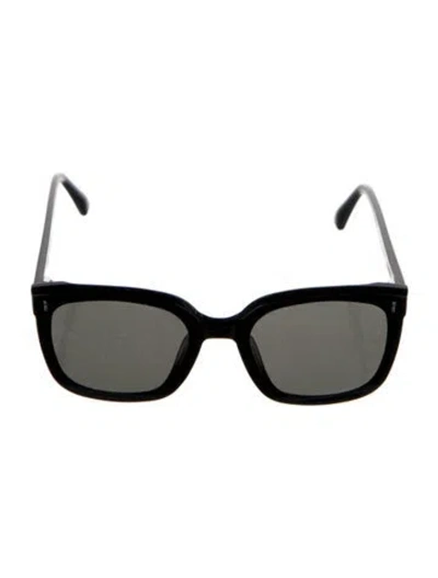 Pre-owned Gentle Monster Frida Square Sunglasses In Black/silver