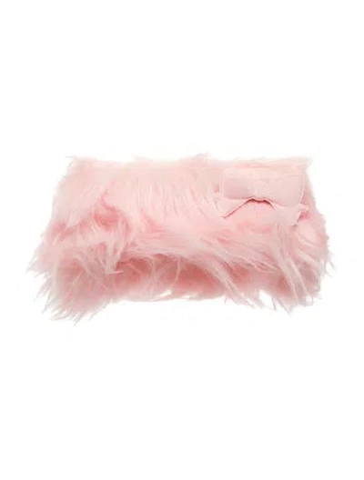 Pre-owned Gentle Monster Fur Clutch In Pink