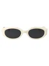 Gentle Monster G12 Grey Acetate Sunglasses In White