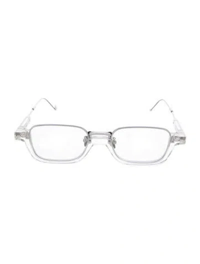 Pre-owned Gentle Monster Gatta Square Eyeglasses In Clear/silver
