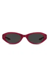 Gentle Monster Geometric-frame Sunglasses In Red