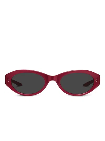 Gentle Monster Geometric-frame Sunglasses In Red