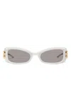 Gentle Monster Geometric-frame Sunglasses In White