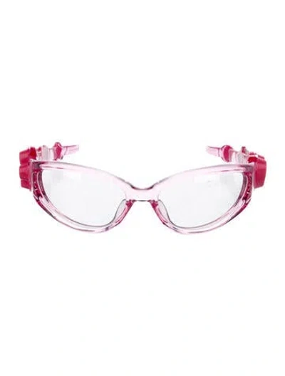 Pre-owned Gentle Monster Gummy Cat-eye Sunglasses In Pink