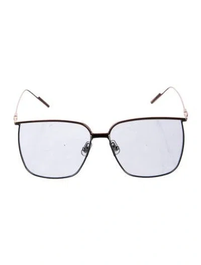 Pre-owned Gentle Monster High To Low Square Eyeglasses In Gold