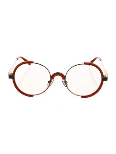 Pre-owned Gentle Monster Infinity Round Sunglasses In Red