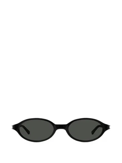 Gentle Monster Ivy Oval-frame Sunglasses In Black