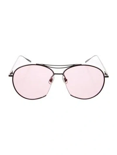 Pre-owned Gentle Monster Jumping Jack 02 Aviator Sunglasses In Silver