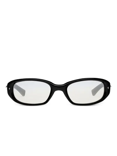 Gentle Monster Kafka 01 Brille Mit Sternverzierung In Black