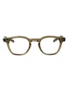 Gentle Monster Khaki Transparent Acetate Glasses In Brown