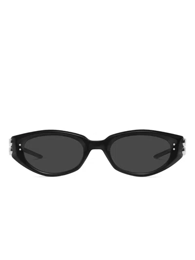 Gentle Monster Kunst Cat-eye Sunglasses In Black