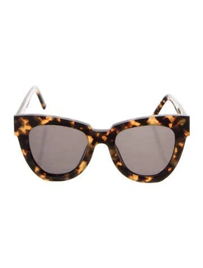Pre-owned Gentle Monster Laser Cat-eye Sunglasses In Brown