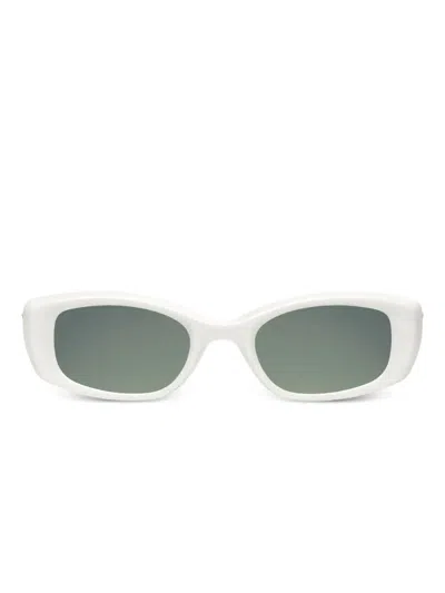 Gentle Monster Lix W2 Sonnenbrille Mit Sterndetail In White