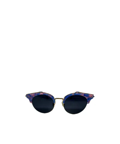 Gentle Monster Logo Sunglasses In Black
