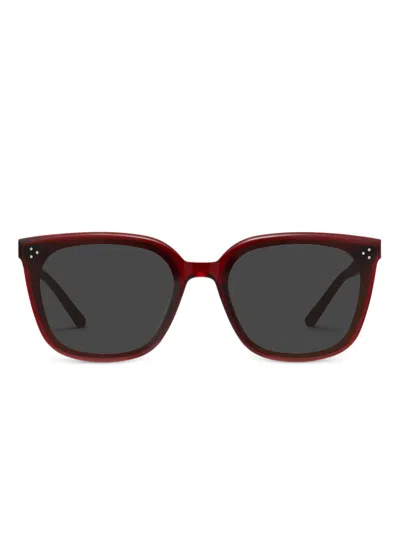 Gentle Monster Loloe Square-frame Sunglasses In Red