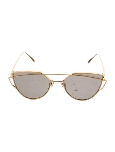 Pre-owned Gentle Monster Love Punch Aviator Sunglasses