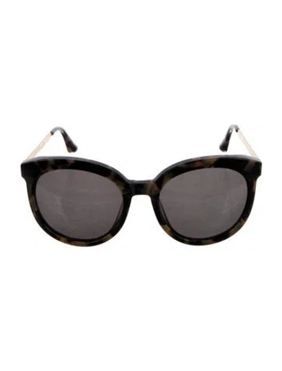 Pre-owned Gentle Monster Lovesome Oversize Sunglasses In Gold