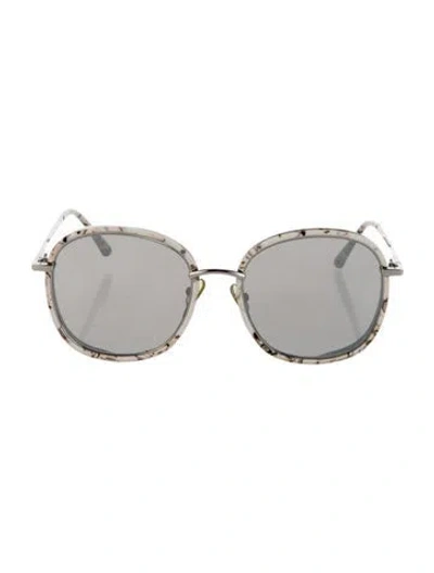 Pre-owned Gentle Monster Mad Crush Oversize Sunglasses In Neutral