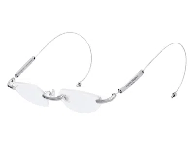 Pre-owned Gentle Monster Maison Margiela Glasses In Silver Clear (mm219 A02)