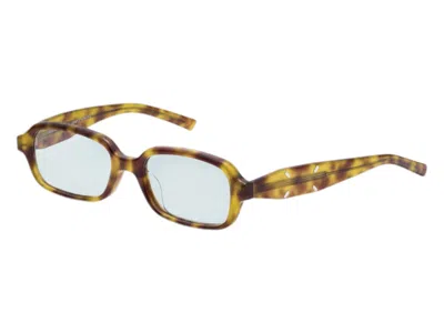 Pre-owned Gentle Monster Maison Margiela Glasses In Tortoise Green (mm210 T6gr)