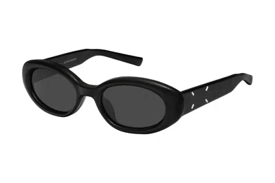 Pre-owned Gentle Monster Maison Margiela Oval Sunglasses Black (mm107 L01)