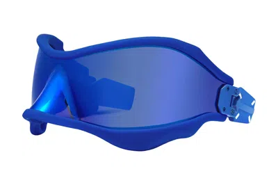 Pre-owned Gentle Monster Maison Margiela Small Mask Sunglasses Blue (mm101s Bl4)