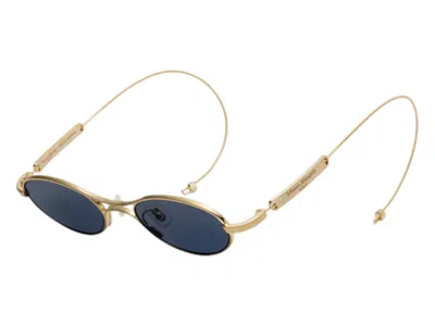 Pre-owned Gentle Monster Maison Margiela Sunglasses In Gold Blue (mm220 A030(n)) In Multi