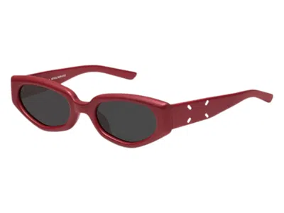 Pre-owned Gentle Monster Maison Margiela Sunglasses In Red Gray (mm205 Leather Lr1)