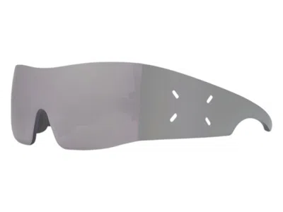 Pre-owned Gentle Monster Maison Margiela Sunglasses In Silver Silver (mm201 Mgr1)